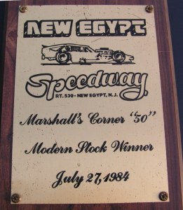 New Egypt Speedway 1984